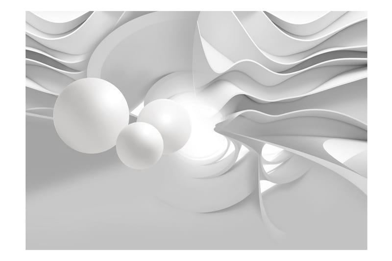 Fototapet White Corridors 300x210 - Artgeist sp. z o. o. - Inredning - Väggdekor - Tapet & tapettillbehör - Fototapet