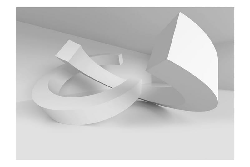 Fototapet White Duet 350x245 - Artgeist sp. z o. o. - Inredning - Väggdekor - Tapet & tapettillbehör - Fototapet