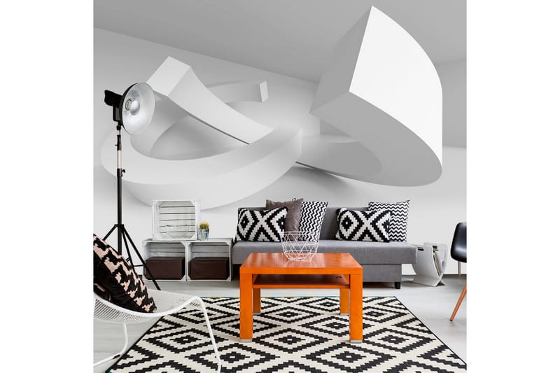 Fototapet White Duet 350x245, Artgeist sp. z o. o.