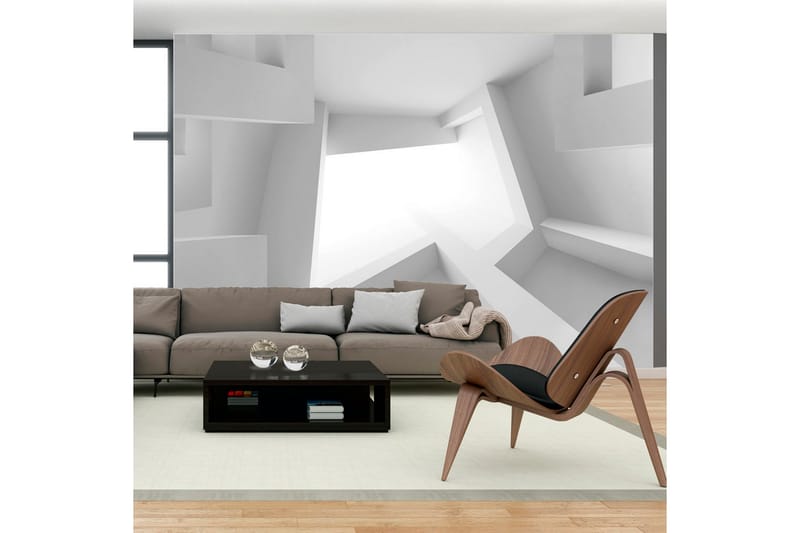 Fototapet White Room 250x175 - Artgeist sp. z o. o. - Inredning - Väggdekor - Tapet & tapettillbehör - Fototapet
