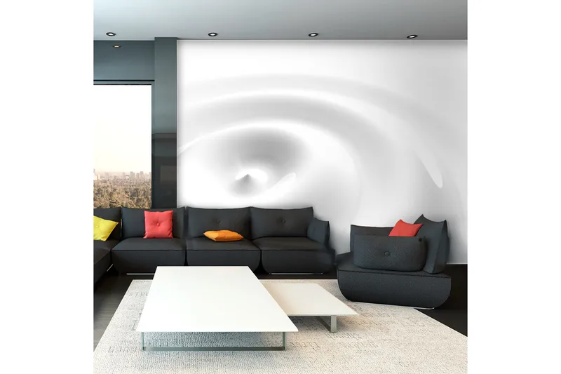 Fototapet White Swirl 150x105, Artgeist sp. z o. o.