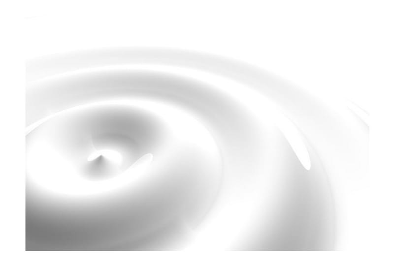 Fototapet White Swirl 200x140 - Artgeist sp. z o. o. - Inredning - Väggdekor - Tapet & tapettillbehör - Fototapet