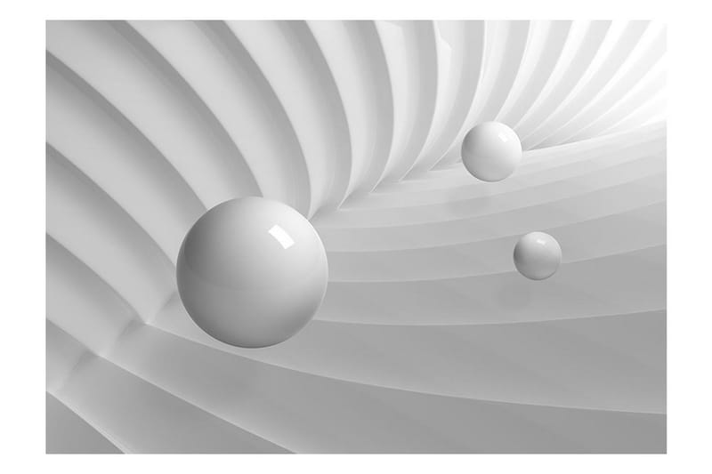 Fototapet White Symmetry 200x140 - Artgeist sp. z o. o. - Inredning - Väggdekor - Tapet & tapettillbehör - Fototapet