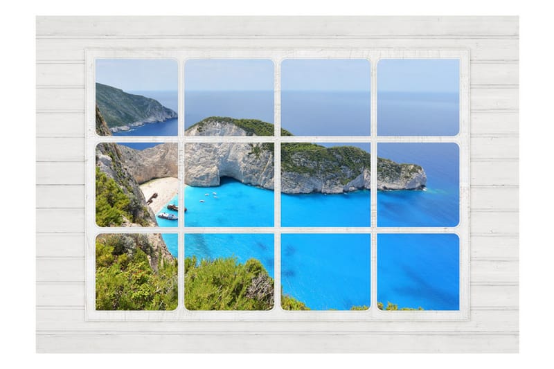 Fototapet Window On The World 400x280 - Artgeist sp. z o. o. - Inredning - Väggdekor - Tapet & tapettillbehör - Fototapet