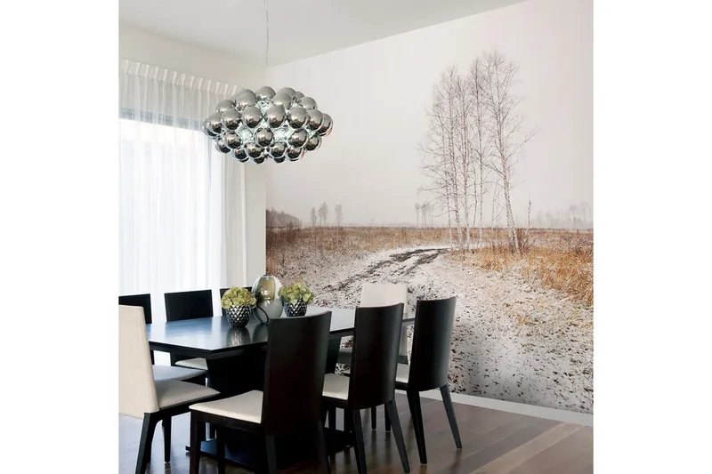 Fototapet Winter Field 350x270, Artgeist sp. z o. o.