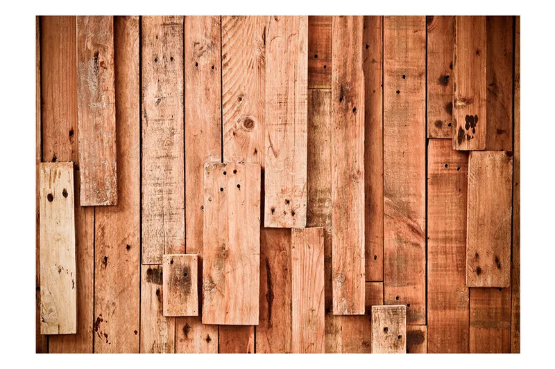 Fototapet Wooden Fantasy 300x210 - Artgeist sp. z o. o. - Inredning - Väggdekor - Tapet & tapettillbehör - Fototapet