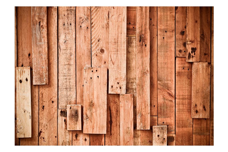 Fototapet Wooden Fantasy 350x245 - Artgeist sp. z o. o. - Inredning - Väggdekor - Tapet & tapettillbehör - Fototapet