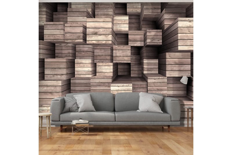 Fototapet Wooden Finesse 400x280, Artgeist sp. z o. o.