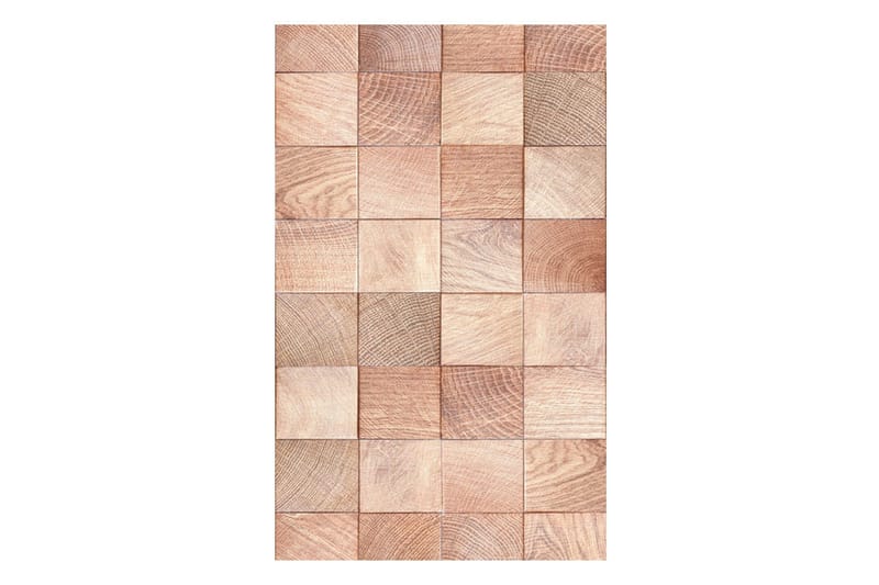 Fototapet Wooden Geometry 50x1000 - Artgeist sp. z o. o. - Inredning - Väggdekor - Tapet & tapettillbehör - Fototapet