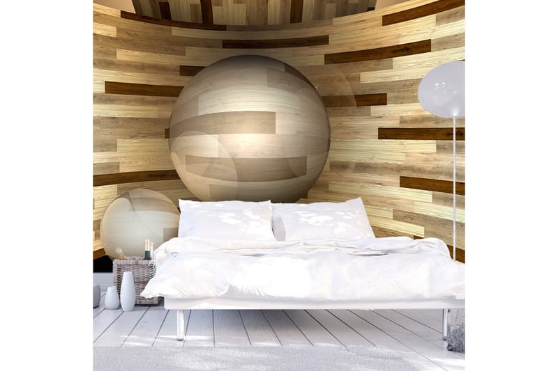 Fototapet Wooden Orbit 300x210, Artgeist sp. z o. o.