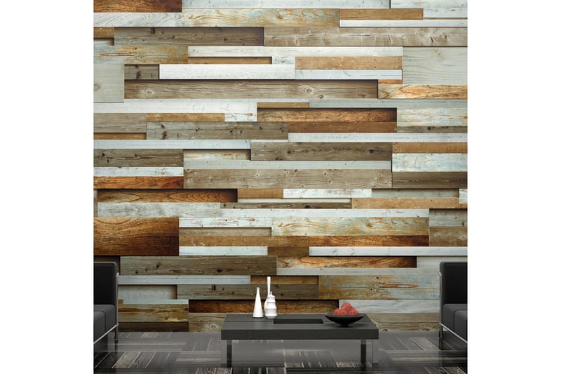 Fototapet Wooden Order 100x70, Artgeist sp. z o. o.