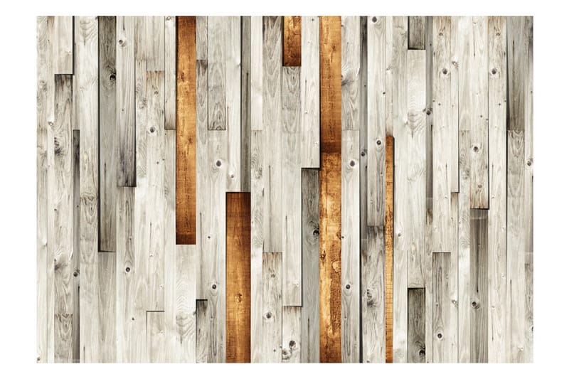 Fototapet Wooden Theme 350x245 - Artgeist sp. z o. o. - Inredning - Väggdekor - Tapet & tapettillbehör - Fototapet