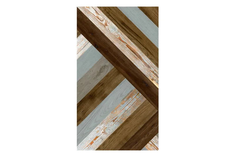 Fototapet Wooden Trap 50x1000 - Artgeist sp. z o. o. - Inredning - Väggdekor - Tapet & tapettillbehör - Fototapet