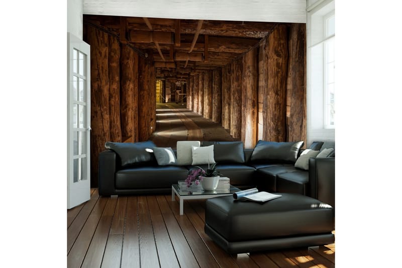 Fototapet Wooden Passage 200x154, Artgeist sp. z o. o.