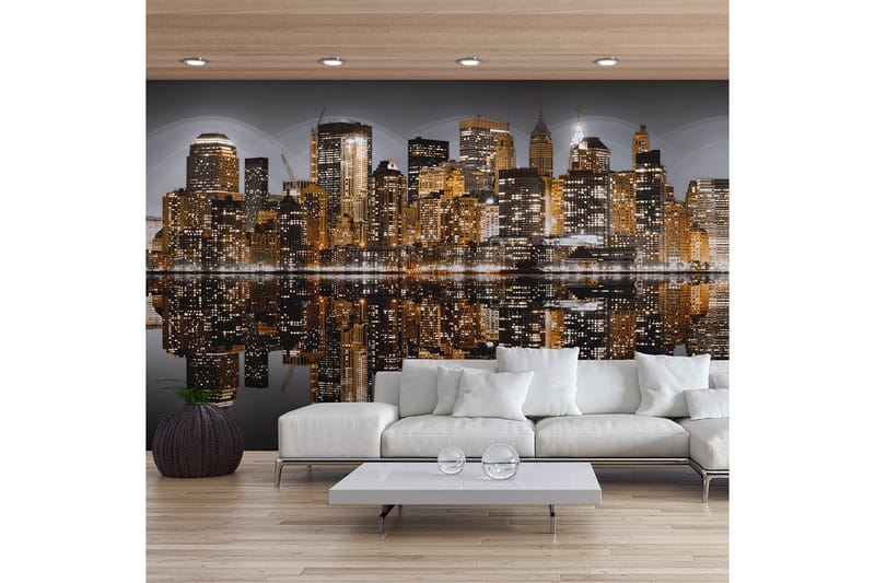 Fototapet XXL American Gold 550x270 - Artgeist sp. z o. o. - Inredning - Väggdekor - Tapet & tapettillbehör - Fototapet