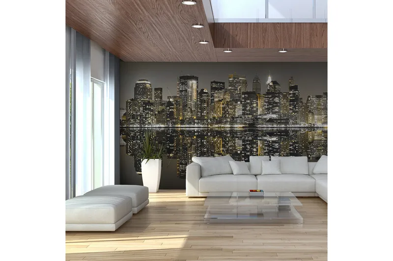 Fototapet XXL American Skyscrapers 550x270 - Artgeist sp. z o. o. - Inredning - Väggdekor - Tapet & tapettillbehör - Fototapet