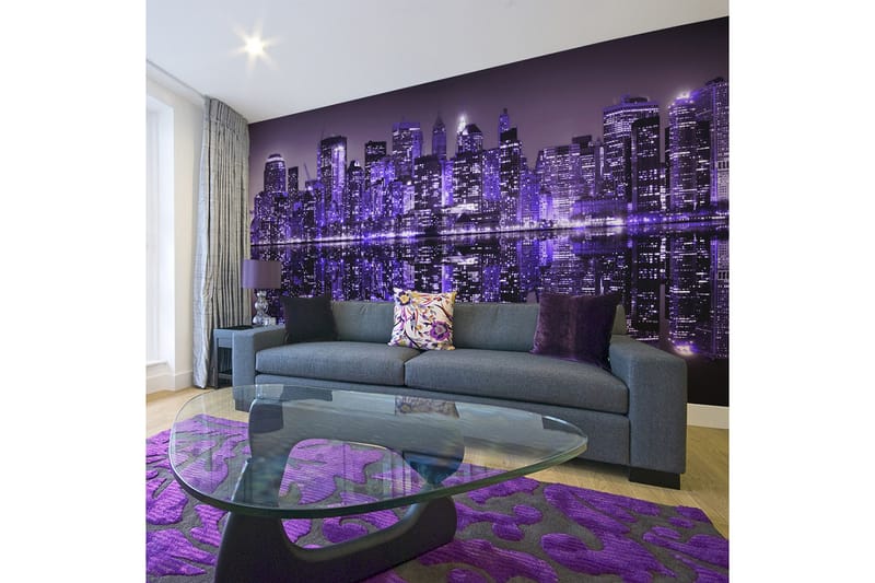 Fototapet XXL American Violet 550x270 - Artgeist sp. z o. o. - Inredning - Väggdekor - Tapet & tapettillbehör - Fototapet