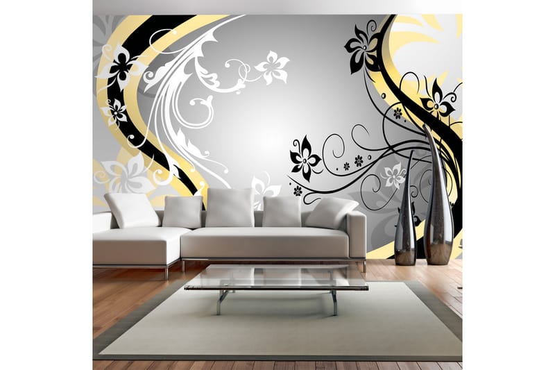 Fototapet XXL Art-Flowers Yellow 500x280 - Artgeist sp. z o. o. - Inredning - Väggdekor - Tapet & tapettillbehör - Fototapet