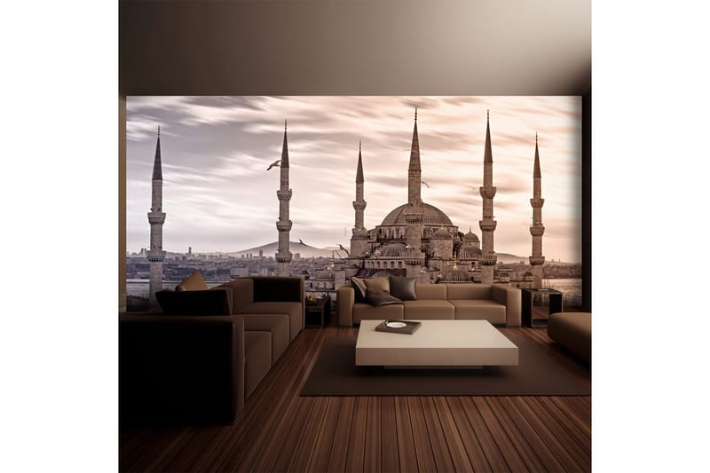 Fototapet XXL Blå Moskén Istanbul 550x270 - Artgeist sp. z o. o. - Inredning - Väggdekor - Tapet & tapettillbehör - Fototapet
