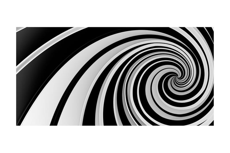 Fototapet XXL Black And White Swirl 550x270 - Artgeist sp. z o. o. - Inredning - Väggdekor - Tapet & tapettillbehör - Fototapet