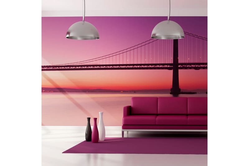 Fototapet XXL Bukt San Francisco 550x270 - Artgeist sp. z o. o. - Inredning - Väggdekor - Tapet & tapettillbehör - Fototapet