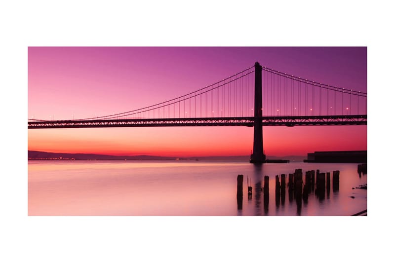 Fototapet XXL Bukt San Francisco 550x270 - Artgeist sp. z o. o. - Inredning - Väggdekor - Tapet & tapettillbehör - Fototapet