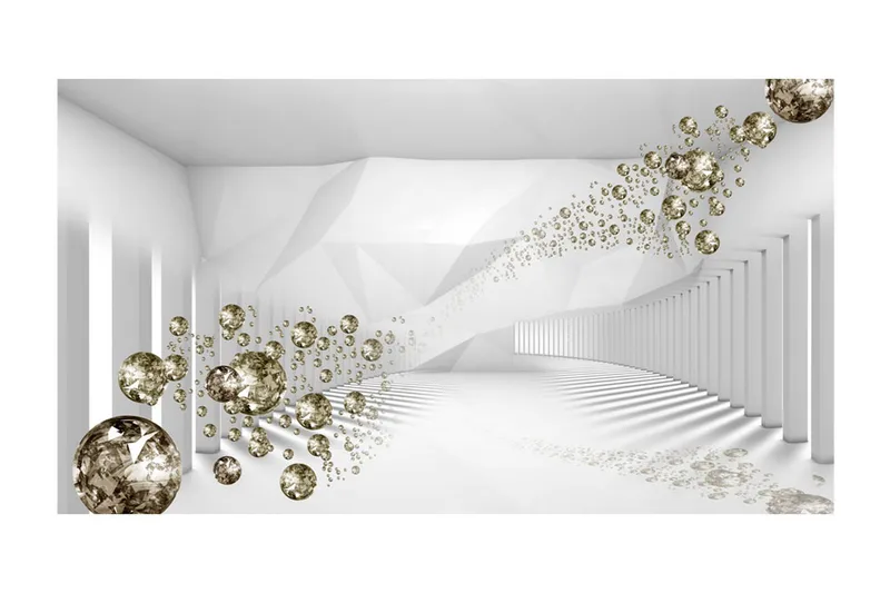 Fototapet XXL Corridor Of Diamonds 500x280 - Artgeist sp. z o. o. - Inredning - Väggdekor - Tapet & tapettillbehör - Fototapet