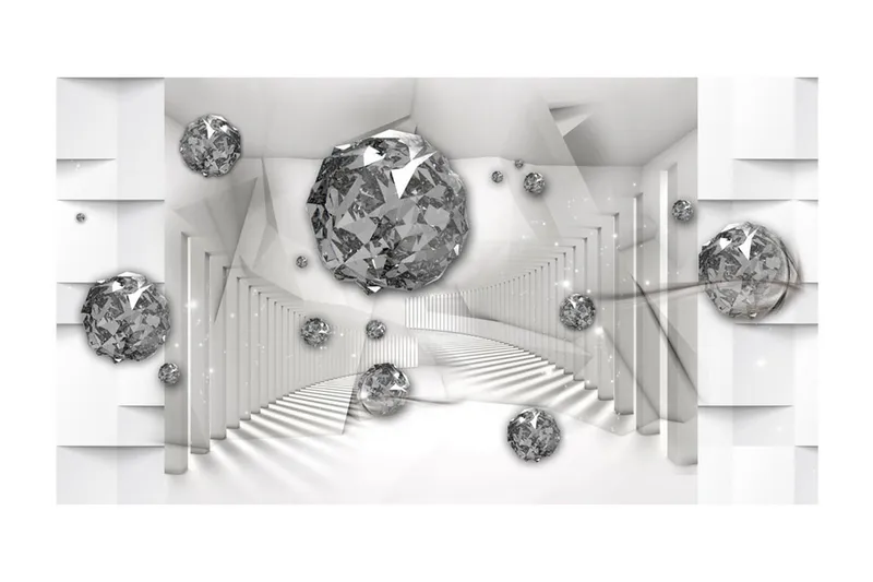 Fototapet XXL Diamond Chamber II 600x280 - Artgeist sp. z o. o. - Inredning - Väggdekor - Tapet & tapettillbehör - Fototapet