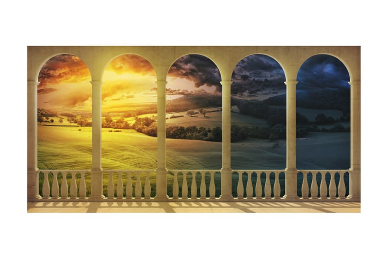 Fototapet XXL Dream About Magical Fields 550x270 - Artgeist sp. z o. o. - Inredning - Väggdekor - Tapet & tapettillbehör - Fototapet
