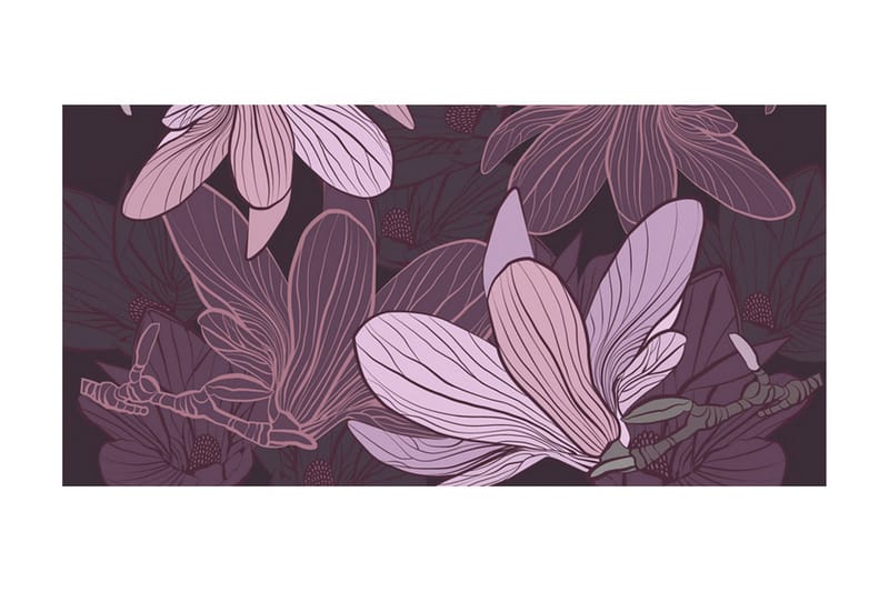 Fototapet XXL Dreamy Flowers 550x270 - Artgeist sp. z o. o. - Inredning - Väggdekor - Tapet & tapettillbehör - Fototapet