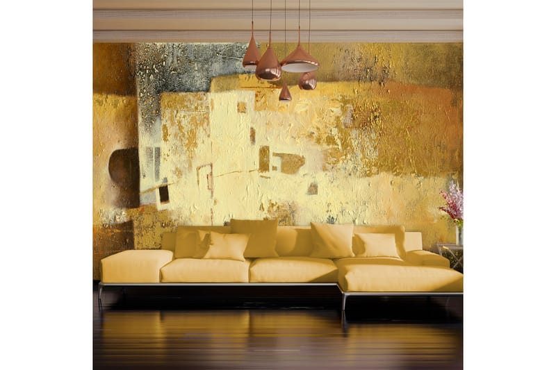 Fototapet XXL Golden Oddity II 500x280 - Artgeist sp. z o. o. - Inredning - Väggdekor - Tapet & tapettillbehör - Fototapet