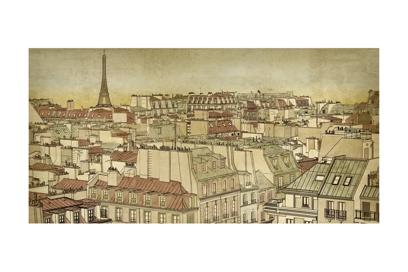 Fototapet XXL Good Bye Paris! 550x270, Artgeist sp. z o. o.