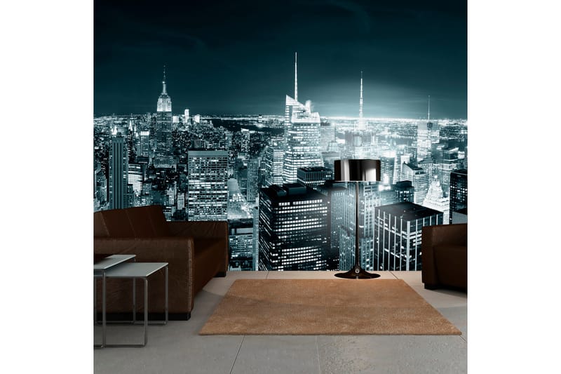 Fototapet XXL New York Nattliv 550x270 - Artgeist sp. z o. o. - Inredning - Väggdekor - Tapet & tapettillbehör - Fototapet