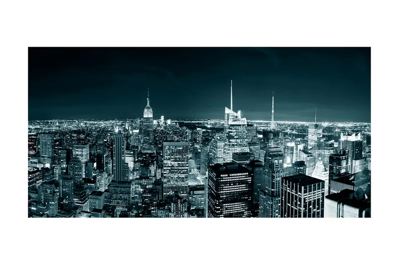 Fototapet XXL New York Nattliv 550x270 - Artgeist sp. z o. o. - Inredning - Väggdekor - Tapet & tapettillbehör - Fototapet