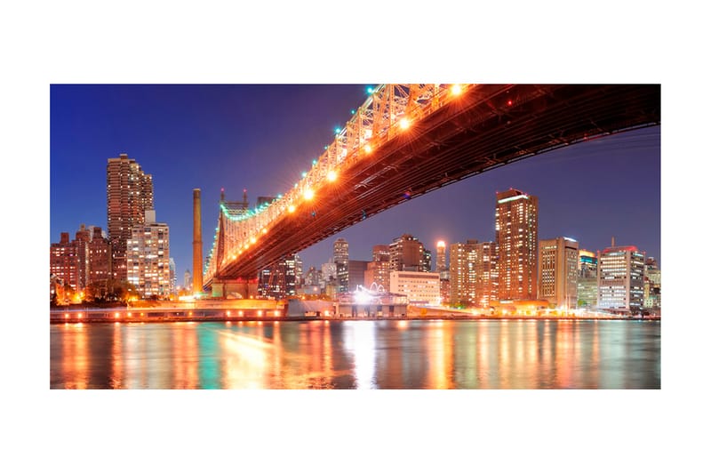 Fototapet XXL Queensborough Bridge New York 550x270 - Artgeist sp. z o. o. - Inredning - Väggdekor - Tapet & tapettillbehör - Fototapet