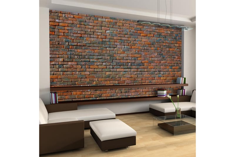 Fototapet XXL Tegelvägg 550x270 - Artgeist sp. z o. o. - Inredning - Väggdekor - Tapet & tapettillbehör - Fototapet
