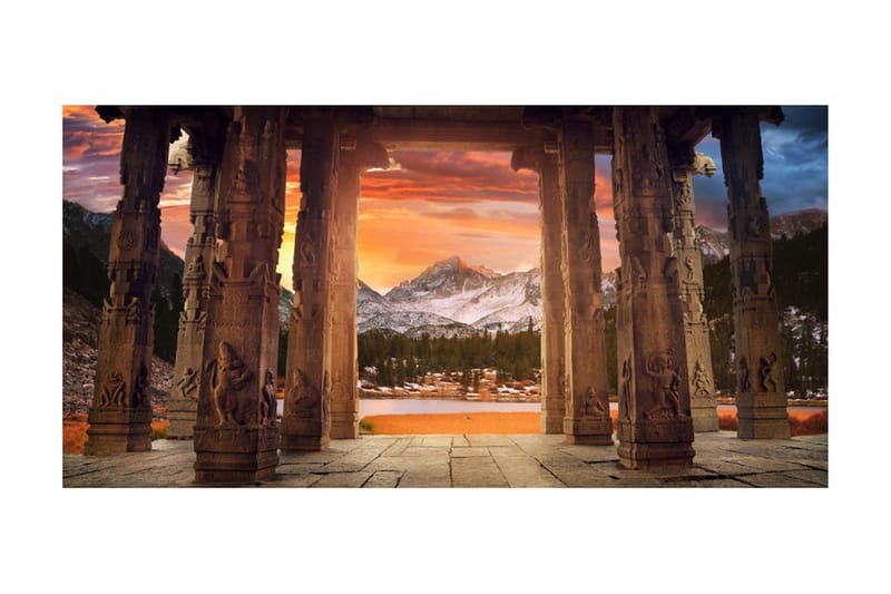 Fototapet XXL Trail Of Rocky Temples 550x270 - Artgeist sp. z o. o. - Inredning - Väggdekor - Tapet & tapettillbehör - Fototapet