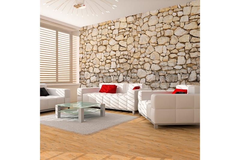Fototapet XXL Visuell Illusion Sten 550x270 - Artgeist sp. z o. o. - Inredning - Väggdekor - Tapet & tapettillbehör - Fototapet