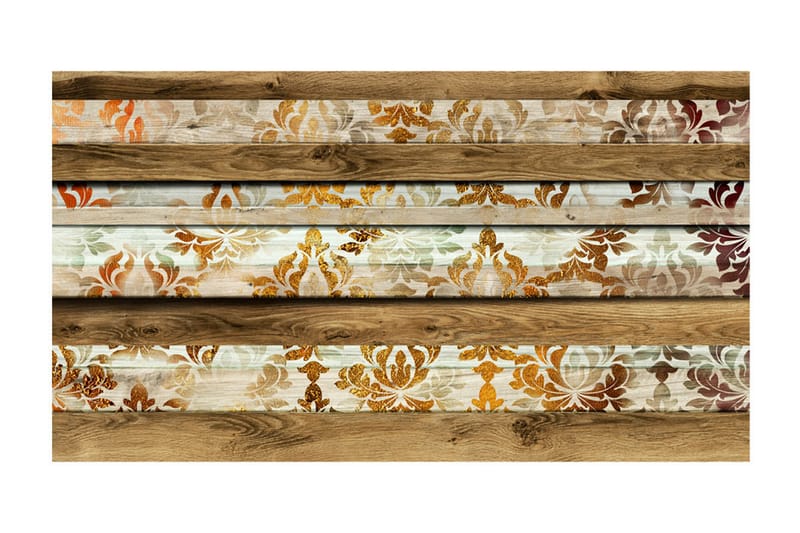 Fototapet XXL Wooden Elegance 500x280 - Artgeist sp. z o. o. - Inredning - Väggdekor - Tapet & tapettillbehör - Fototapet