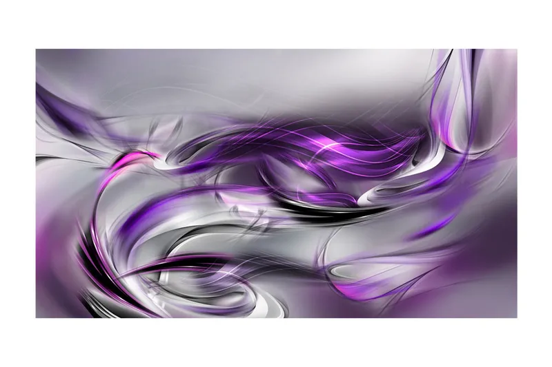 Fototapet XXL Purple Swirls II 500x280 - Artgeist sp. z o. o. - Inredning - Väggdekor - Tapet & tapettillbehör - Fototapet