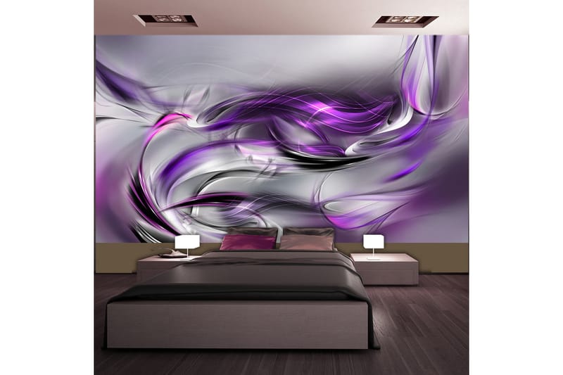 Fototapet XXL Purple Swirls II 500x280 - Artgeist sp. z o. o. - Fototapet