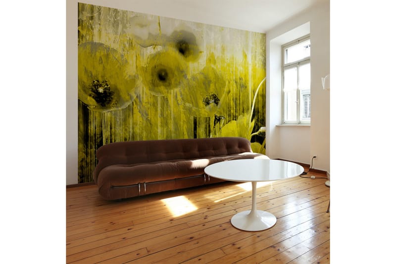 Fototapet Yellow Madness 250x175 - Artgeist sp. z o. o. - Inredning - Väggdekor - Tapet & tapettillbehör - Fototapet