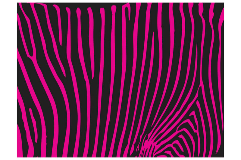 Fototapet Zebra Mönster Violett 400x309 - Artgeist sp. z o. o. - Inredning - Väggdekor - Tapet & tapettillbehör - Fototapet