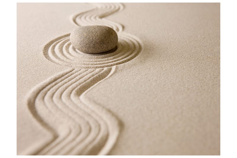 Fototapet Zen Sand Trädgård 350x270, Artgeist sp. z o. o.