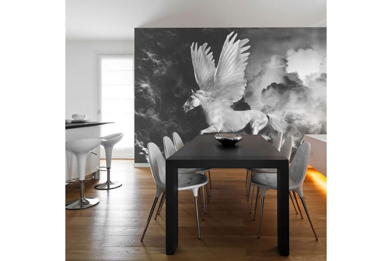 Fototapet Pegasus På Väg Till Mount Olympus 250x193 - Artgeist sp. z o. o. - Inredning - Väggdekor - Tapet & tapettillbehör - Fototapet