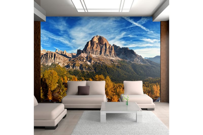 Fototapet Panoramautsikt Över Dolomiterna 250x193 - Artgeist sp. z o. o. - Inredning - Väggdekor - Tapet & tapettillbehör - Fototapet