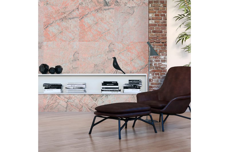 Fototapet Pink Marble 50x1000 - Artgeist sp. z o. o. - Inredning - Väggdekor - Tapet & tapettillbehör - Fototapet