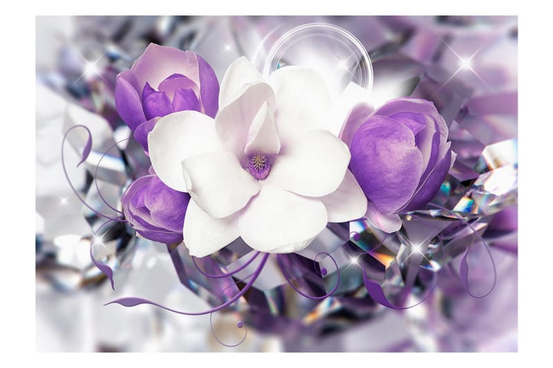 Fototapet Purple Empress 350x245 - Artgeist sp. z o. o. - Inredning - Väggdekor - Tapet & tapettillbehör - Fototapet