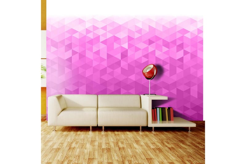 Fototapet Pink Pixel 300x210 - Artgeist sp. z o. o. - Inredning - Väggdekor - Tapet & tapettillbehör - Fototapet