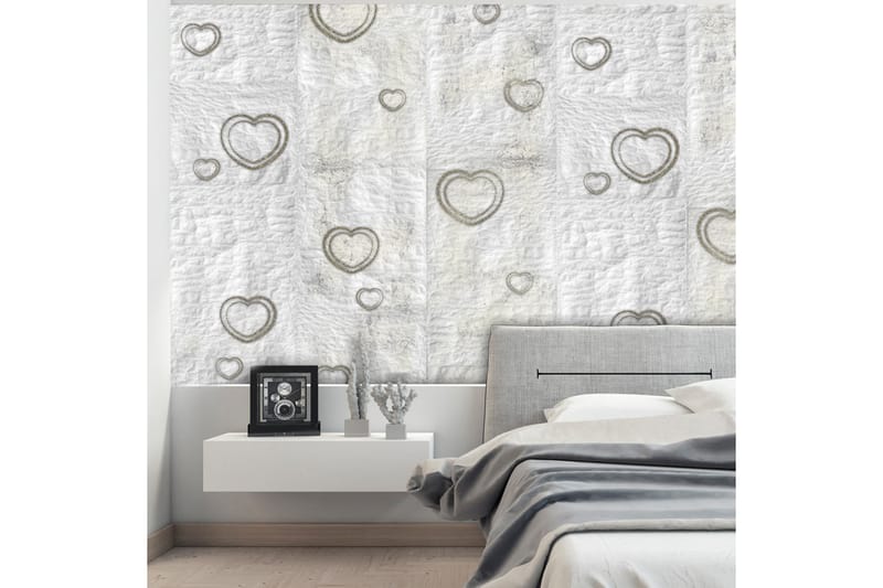 Fototapet Paper Heart 50x1000 - Artgeist sp. z o. o. - Inredning - Väggdekor - Tapet & tapettillbehör - Fototapet